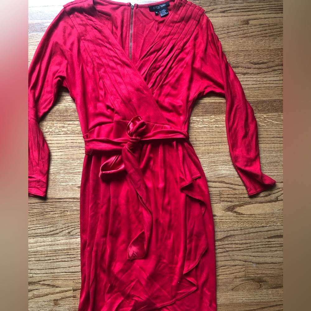 Red dress size 10